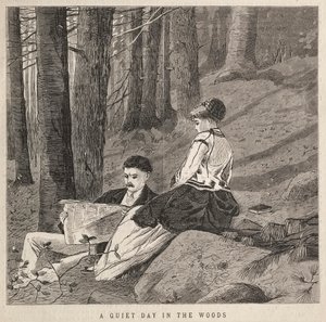 Ein ruhiger Tag im Wald, 1870