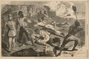 Eine Granate in den Rebellen-Schützengräben, aus Harper
