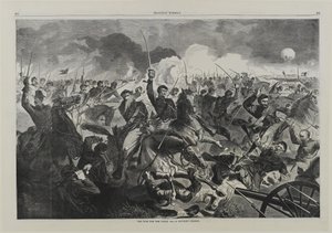 Ein Krieg für die Union 1862 - Ein Kavallerieangriff von Winslow Homer