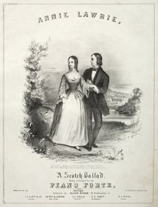 Annie Laurie - Notenblatt Cover von Winslow Homer