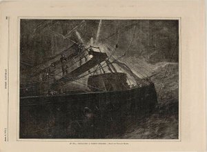 Auf See – Signalisierung eines vorbeifahrenden Dampfers von Winslow Homer