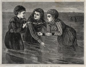 Baden in Long Branch - Oh, ist das kalt!, 1871
