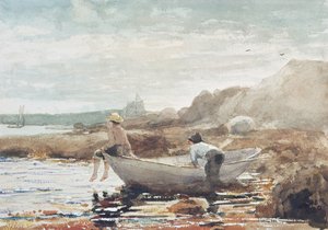 Jungen am Strand von Winslow Homer