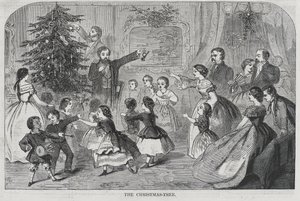 Weihnachten - Immergrün sammeln Der Weihnachtsbaum von Winslow Homer