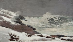 Küste im Winter, 1892
