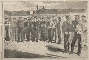 Besatzung der Dampfsloop der Vereinigten Staaten "Colorado," eingeschifft in Boston, Juni 1861 von Winslow Homer