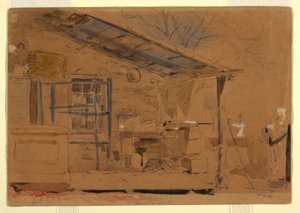 Haus mit Veranda von Winslow Homer