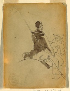 Lanzenträger zu Pferd, 1862 von Winslow Homer