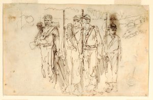 Die Verwundeten auf dem Marsch, 1861–62 von Winslow Homer