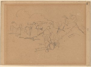 Ende des Marsches [recto], 1862