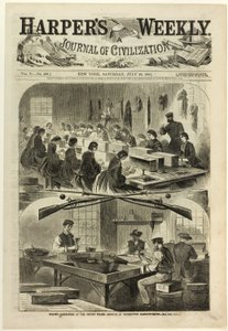Patronenfüllung im United States Arsenal, Watertown, Massachusetts von Winslow Homer