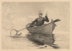 Fliegenfischen von Winslow Homer