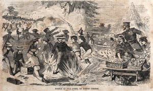 Viertes Juli-Szene, auf dem Boston Common, 1859