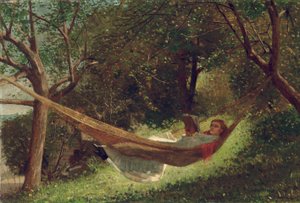 Mädchen in der Hängematte, 1873