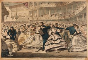 Großer russischer Ball in der Musikakademie - 5. Nov. 1863 von Winslow Homer