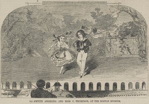 La Petite Angelina und Miss C. Thompson, im Boston Museum von Winslow Homer