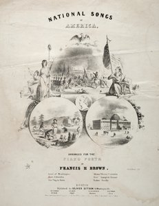 Nationalhymnen von Amerika - Notenblatt Umschlag