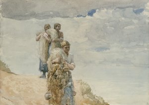 Auf der Klippe, Cullercoats, ca. 1881-82
