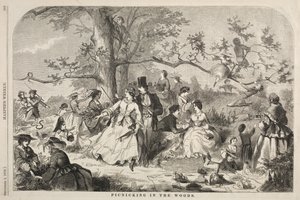 Picknick im Wald von Winslow Homer