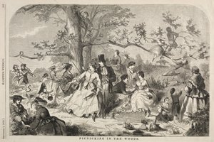 Picknick im Wald, 1858 von Winslow Homer