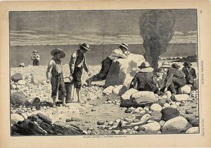 Skizzen am Meer—Ein Muschelbacken von Winslow Homer