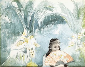 Spanisches Mädchen mit Fächer, 1885