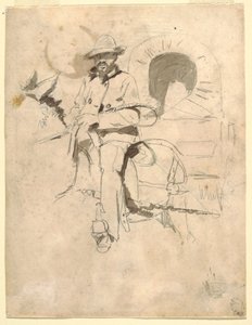 Studie eines Fuhrmanns von Winslow Homer