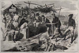 Thanksgiving im Lager von Winslow Homer