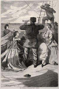 Das Herannahen des britischen Piraten "Alabama" von Winslow Homer