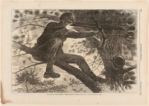 Die Armee des Potomac—Ein Scharfschütze im Wachdienst