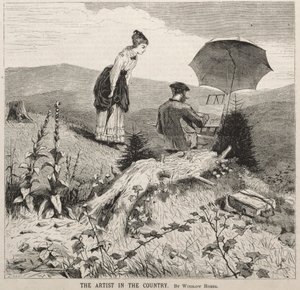 Der Künstler auf dem Land, 1869