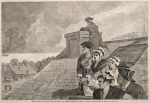 Die Schlacht von Bunker Hill - Beobachtung des Kampfes von Copps Hill in Boston, 1875 von Winslow Homer
