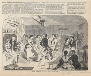 Der Tanz nach dem Entkörnen, aus Harper von Winslow Homer