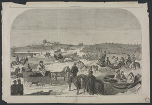 Die Fahrt im Central Park, New York, September 1860