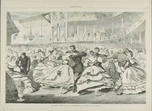 Der große russische Ball an der Musikakademie, 5. November 1863 von Winslow Homer