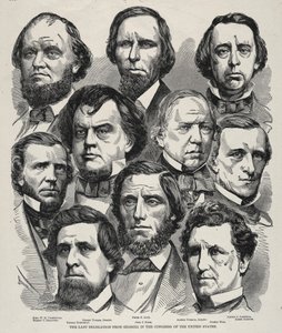 Die letzte Delegation aus Georgia im Kongress der Vereinigten Staaten von Winslow Homer