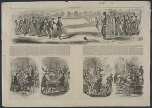 Das Match zwischen den Sophs und den Freshmen, 1857 von Winslow Homer