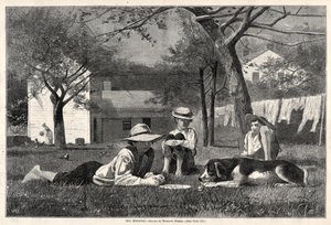 Die Mittagspause, 1873 von Winslow Homer