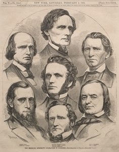 Die abtrünnige Mississippi-Delegation im Kongress, 1861 von Winslow Homer