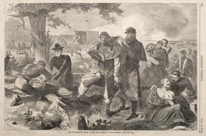 Der Chirurg bei der Arbeit im Hinterland während eines Gefechts, 1862 von Winslow Homer