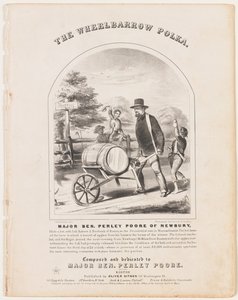 Die Schubkarren-Polka [Fünfseitiges Liedblatt, vollständig] von Winslow Homer