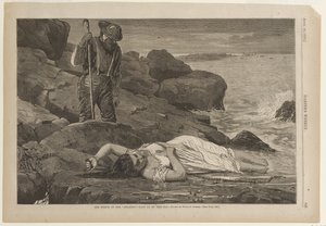 Das Wrack der Atlantic - Angespült vom Meer von Winslow Homer