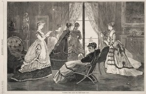 Warten auf Anrufe am Neujahrstag, 1869 von Winslow Homer