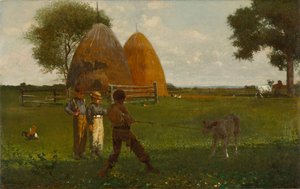 Das Absetzen des Kalbes, 1875