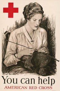 Du kannst helfen - Amerikanisches Rotes Kreuz, 1918 von Wladyslaw Theodor Benda