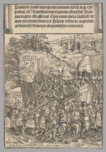 Eroberung von Neapel, Platte 17 aus Historische Szenen aus dem Leben von Kaiser Maximilian I. aus dem Triumphbogen