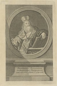 Porträt des Dichters Theofan Prokopovich 1681-1736, ca. 1760 von Wolfgang Christoph Mayr