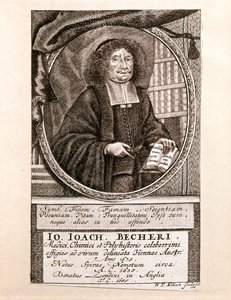 Porträt von Johann Joachim Becher von Wolfgang Philipp Kilian