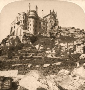 St. Michaels Mount, Benediktinerkloster, Penzance, Cornwall, 1900 von Works and Sun Sculpture Studios