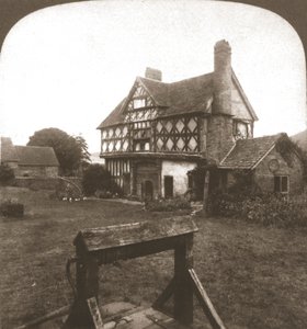 Stokesay Castle England, Der alte Bergfried, 1900 von Works and Sun Sculpture Studios